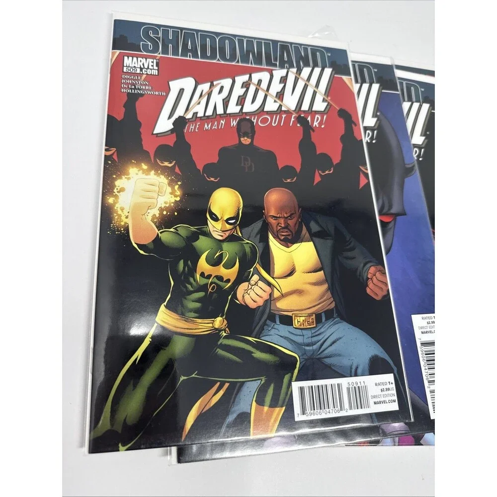 Shadowland LOT 17 Daredevil 508 509 510 511 512 Power Man 1 2 3 4 Elektra Ghost